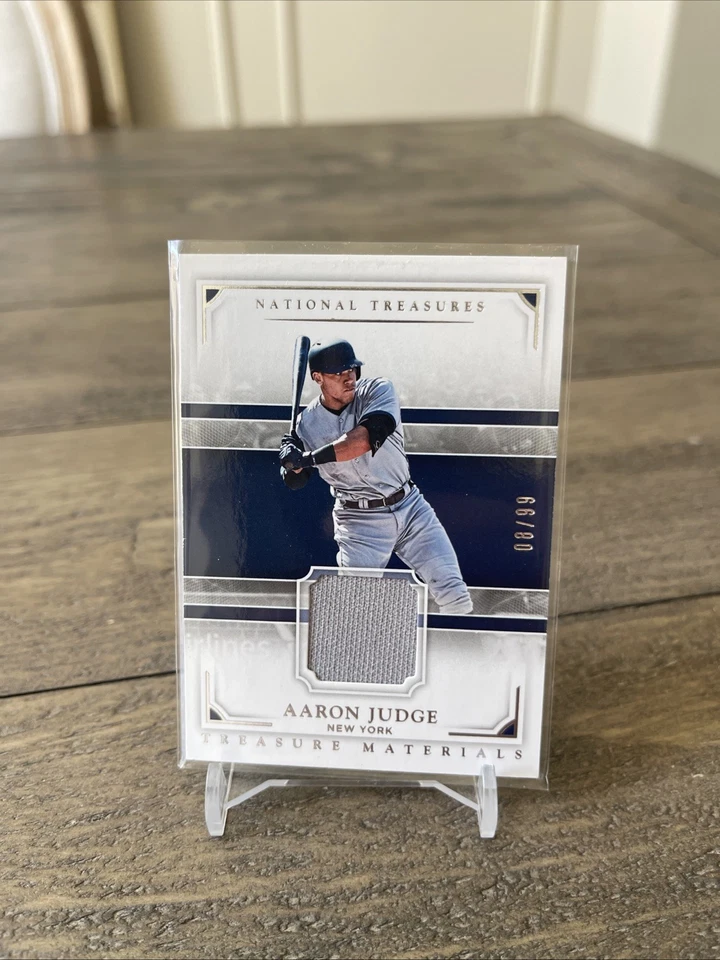 2017 National Treasures Aaron Judge /99 Materials Patch Yankees Mint 🔥 🔥 - Image 1 of 4