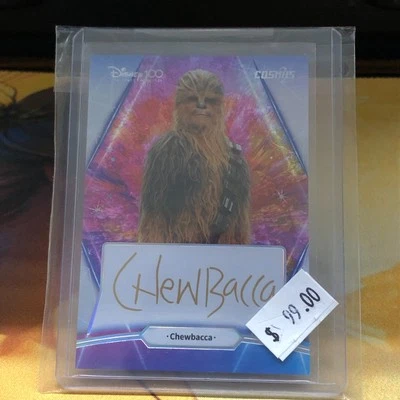 Star Wars Chewbacca Signature Disney 100 Limited Edition Card 88 Kakawow Cosmos - Image 1 of 4