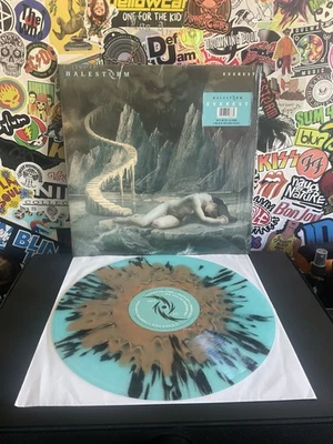HALESTORM Everest VG++ BLUE/OCHRE BLACK SPLASH VINYL W/HYPE STICKER - Image 1 of 2