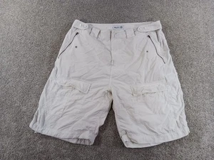 LRG Roots Equipment 40 Herren Shorts Cargo weiß Baumwolle Nylon Denim - Bild 1 von 15