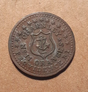 1863 UNIONE C CHARNLEY n.11 ARANCIONE SANTA PROVVIDENZA, R.I. - Foto 1 di 2