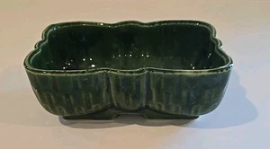 Vintage UPCO Keramik Pottery Rechteck Übertopf Grün 116 8 USA - Bild 1 von 8
