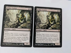 2 Nether Traitor Time Spiral MTG NM Free shipping with tracking - Picture 1 of 2