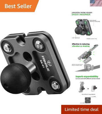 Durable Aluminum 1″ Ball Head Phone Holder - RAM Compatible for Bikers - Image 1 of 4