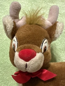 Vintage Applause Rudolph The Red Nosed Reindeer 10" Plush Stuffed Animal - Picture 1 of 7