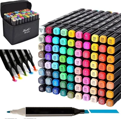 80 Farben Graffiti Stift Fettige Mark Marker Set für Sketch Marker Stifte Set - Bild 1 von 4
