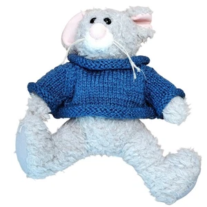 Vintage Gibson Keepsake Kitters Benny Mouse with Sweater 8” Plush 1996 - Picture 1 of 9