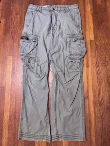 Vintage Polo Ralph Lauren Polo Jeans Military Paratrooper Cargo Pants Size 32x34 - Picture 1 of 11