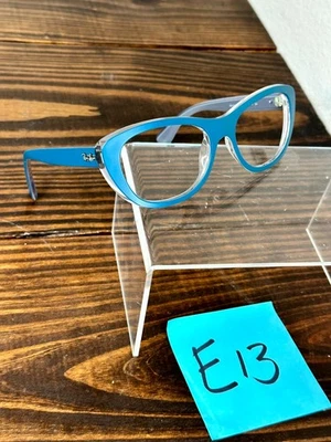 Gafas de sol Ray-Ban RB4227-6191/8G para mujer azul transparente marco borde completo ojo de gato Foto 1 de 4