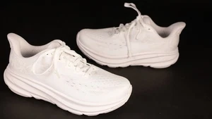 Hoka One One Clifton 9 Running Shoes Women’ Sz 7.5 (D) - White - 1132211 WWH - - Picture 1 of 11