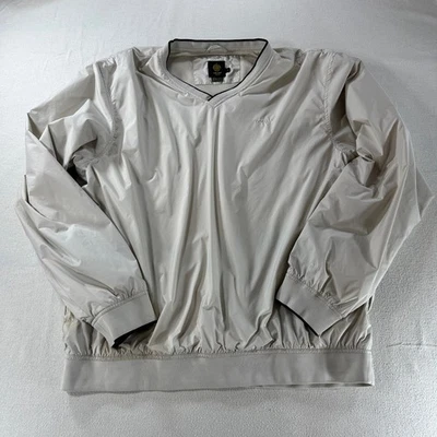Trump Golf Large Beige Windshirt Pullover Windbreaker Jacket - Image 1 of 4