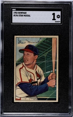 1951 BOWMAN NO196 СТАН МУЗЫКАЛЬНЫЙ SGC 1 БЕДНЫЙ - Изображение 1 из 3