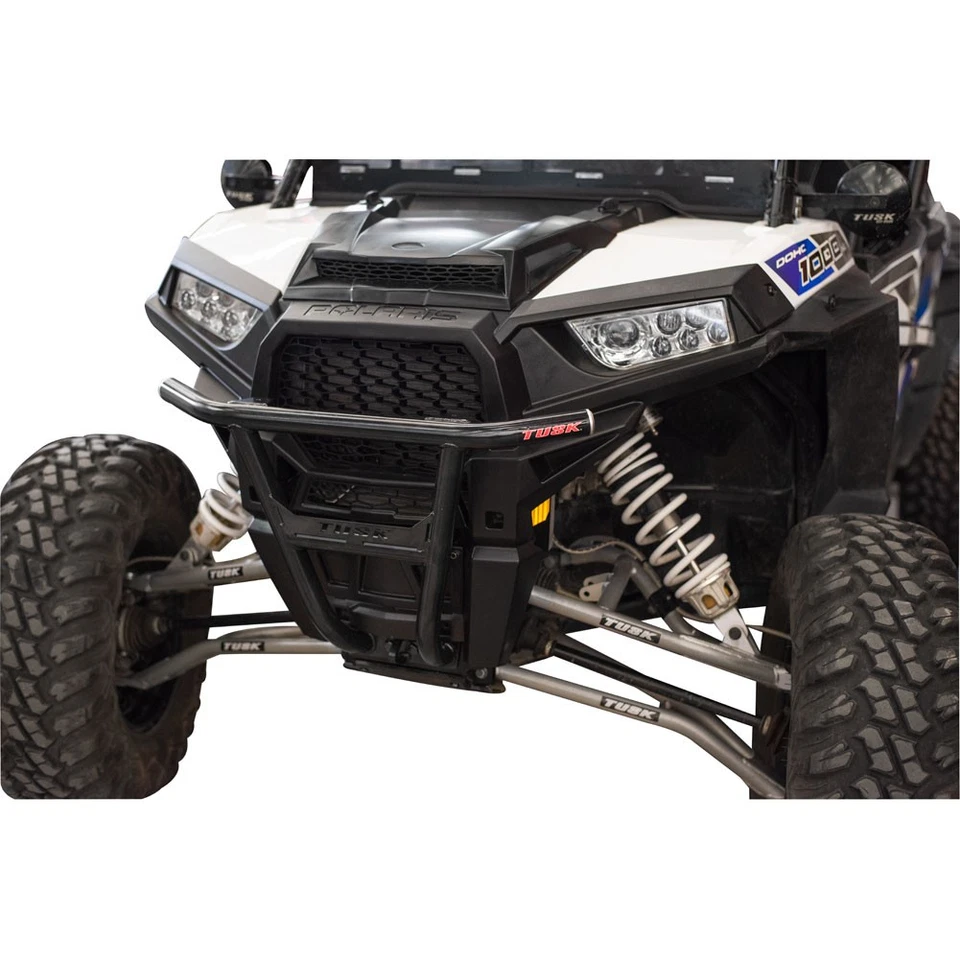 Tusk Impact Front Bumper Black For POLARIS RZR XP 1000 2014-2018 - Imagem 1 de 4