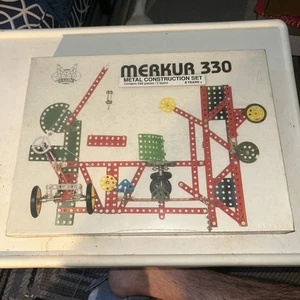 MERKUR - 330 METAL CONSTRUCTION SET Contains 599 pieces Vintage NOS Unopened - Picture 1 of 7