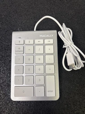 Macally Wired USB C Numeric Keypad for Mac - Work Better - Type C Space Gray  - Image 1 of 4