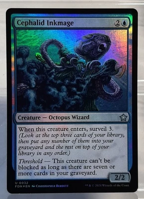 Cephalid Inkmage - Uc/Foil/Kreatur - Magic: The Gathering Foundation - EN/NM - Bild 1 von 2