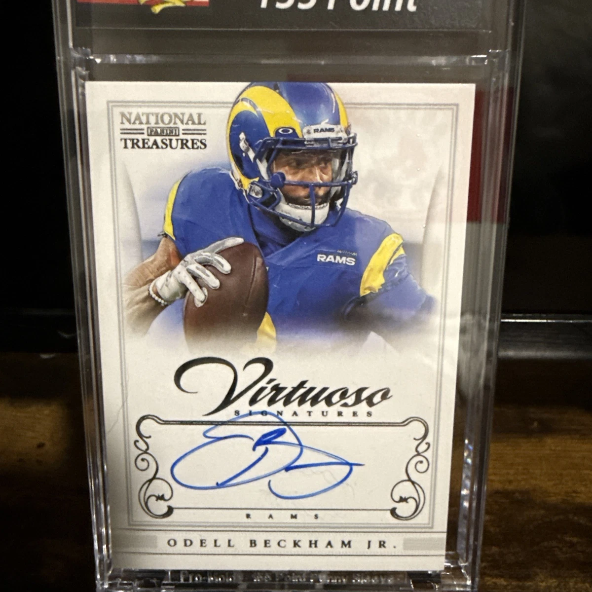 Football Sports Odell Beckham Jr. Autographed Trading Cards for