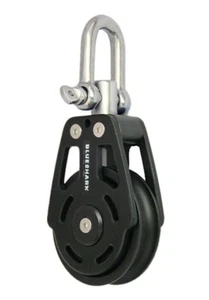 BLUESHARK 60mm Single Swivel Aluminum Sailing Block 2670 - Picture 1 of 3