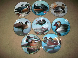8 PLATO VINTAGE HAMILTON COLLECTION AMERICAN WATERBIRDS DE ROD LAWRENCE 1983 - Imagen 1 de 12