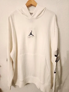 Nike Jordan Essentials Graphic Fleece Hoodie Size 2XL Men's FB7336 133 Sail Nwt - Picture 1 of 2