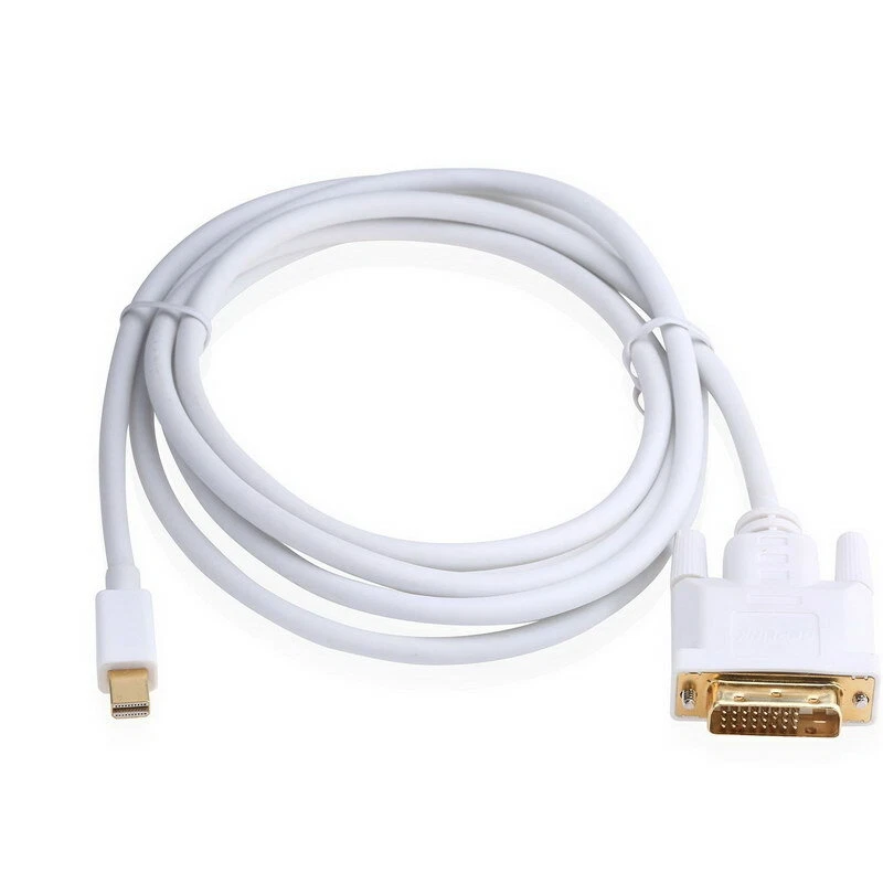 Mini Display Port Displayport Male to DVI Male Adapter Cable Cord 6Ft 1.8M - Image 1 of 4