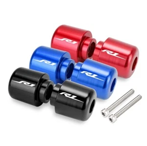 CNC Hand Grips Handlebar Bar Ends Cap For YAMAHA YZFR1 1998-2025 YZF R1S YZF R1M - Picture 1 of 23