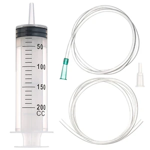 200Ml Large Syringe with 40 Inch Tube and Tip Adapter, for Feeding Pets, Liquid - Picture 1 of 12