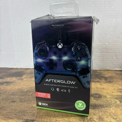 Clear Microsoft XBOX One Afterglow PdP Wired Controller - Untested Return - Image 1 of 4