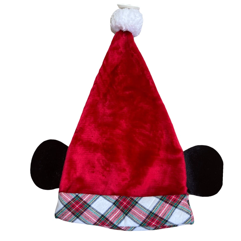 Disney Parks Mickey Mouse Santa Christmas Holiday Hat Ears 6 Available