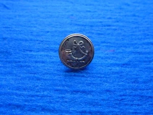 HUNTER LIVERY SILVER 16.5MM BUTTON, C. PITT & CO LONDON - Picture 1 of 2