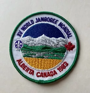 15th World Scout Jamboree Mondial 1983 Badge Alberta Canada Unused - Picture 1 of 2