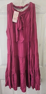 New with tags! Womens Size Large Sleeveless Belted Dress-dw119 - Picture 1 of 5