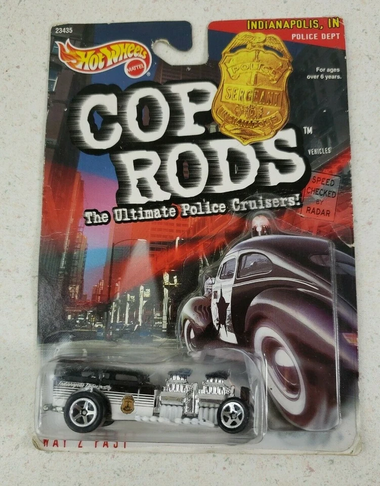Hot Wheels 1999 Cop Rods: Providence RI Fat Fendered '40 Diecast Car