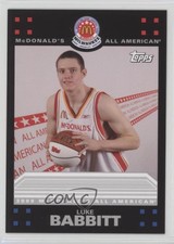 2008 Topps McDonald's All-American Game Portrait Luke Babbitt #LB