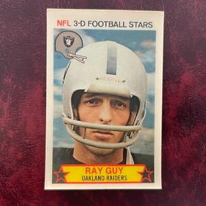 1980 Stop-N-Go 3-D Set RAY GUY #48 OAKLAND RAIDERS - EX - Picture 1 of 2