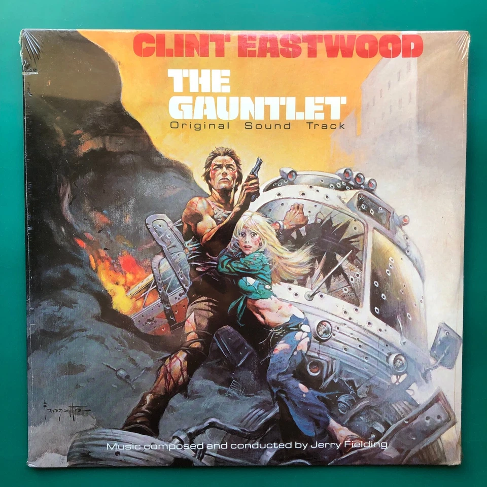 Jerry Fielding THE GAUNTLET Jazz Funk Film Soundtrack LP Clint Eastwood M SEALED - Image 1 of 4