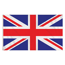 Quality Union Jack Flag 3X5ft UK Great Britain 2 Eyelets Vibrant Colour Prints