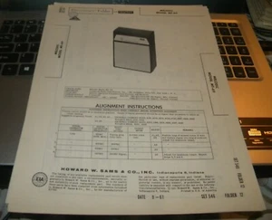 MELODIC PORTABLE AM RECEIVER MODEL: MT-69 (SAMS PHOTOFACT 546-12) - Picture 1 of 1