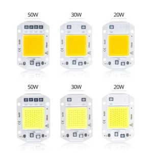 20W 30W 50W COB LED Light Bead  With Len Reflector 110V 220V Smart IC High Power - Picture 1 of 13