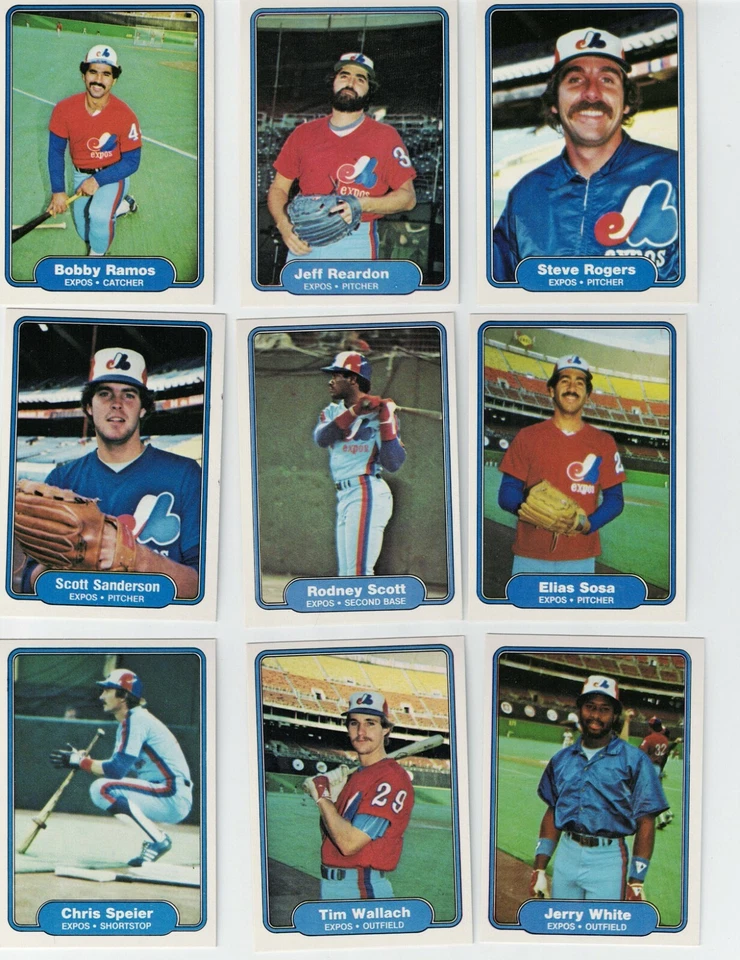 1982 FLEER Baseball Complete Your Set 1-250 - Image 1 of 1