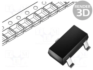 Transistor: NPN 250mW Darlington bipolar 0,5A 30V SOT23 PMBTA14.215 NPN Darlin - Imagen 1 de 1