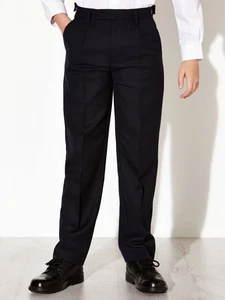 NEU EX JOHN LEWIS JUNGEN MARINEBLAU VERSTELLBARE TAILLE SCHULHOSE 14 Jahre - 36" Wst NT8