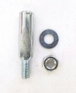 Pieza de manivela pasador acorazado 9,5 mm plateado - Imagen 1 de 4