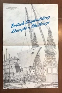 1959 Furness Shipbuilding Co Brochure - British Shipbuilding Accepts Challenge - Picture 1 of 5