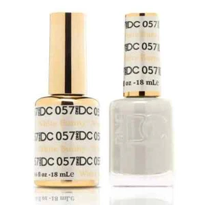 DND DC Duo Soak off Gel & Matching Nail Polish White Bunny DC057 - Picture 1 of 2