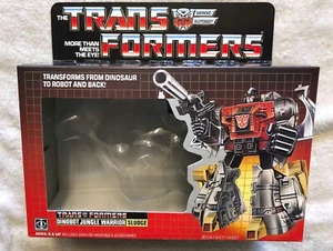 TRANSFORMERS G1 DINOBOT SLUDGE BOX, INSERT, BUBBLES, & MANUAL RARE! AUTOBOT - Picture 1 of 4