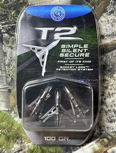 NEW 💫G5 OUTDOORS broadheads 100 grain T2 SOCKET-LOCK #740 FAST SHIPPING ⚡️ - Picture 1 of 7