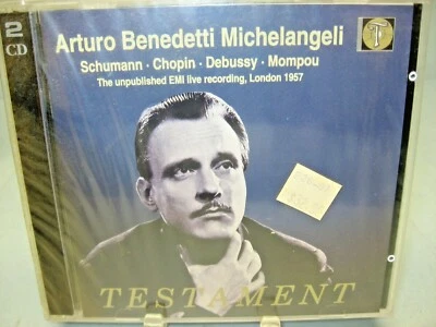 Arturo Benedetti Michelangeli, Live Recording London 1957, Testament 2 CDs NEW  - Image 1 of 2