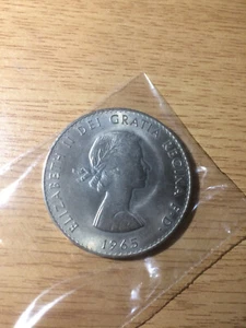 Elizabeth II Dei Gratia Regina F.D. 1965 Churchill - XF Collectors Silver Coin - Picture 1 of 2