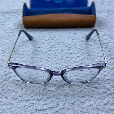 Gafas David Spencer prado violeta desvanecido/plateado 1113 marcos de metal SOLO 51-17-140 Foto 1 de 4